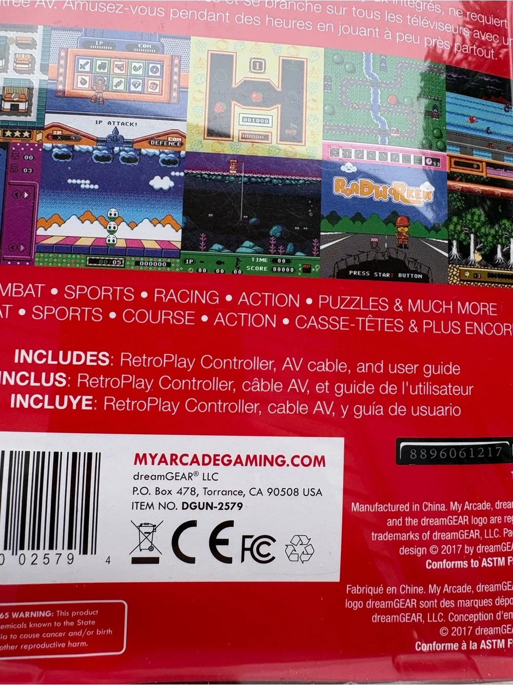 200 Retro Play Built-In Video Games Plug 'N Play